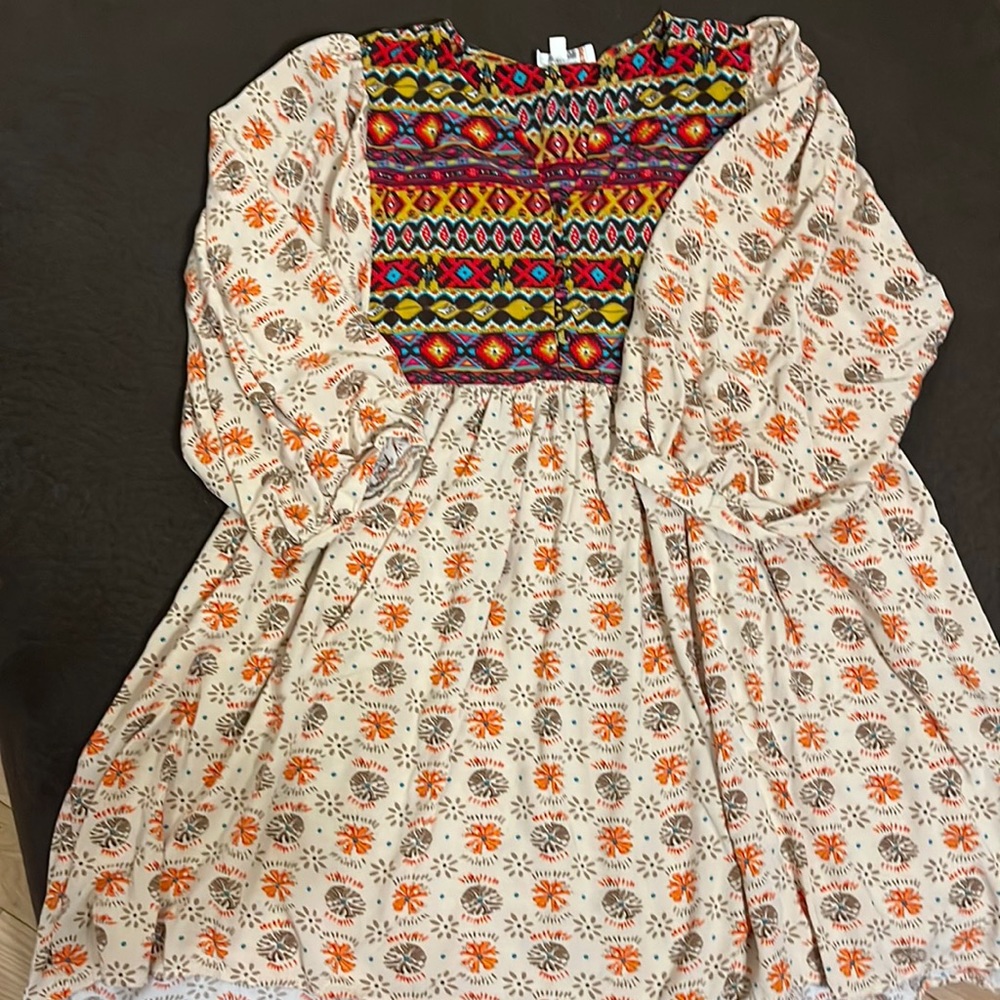 Umgee + boho tunic dress size 1XL